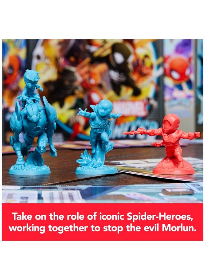 سبين ماستر جيمز لعبة استراتيجية Marvel United Spider-Geddon، لعبة استراتيجية Marvel Figurines Collectible، هدايا عيد الميلاد للمراهقين، للأعمار من 14 عامًا فما فوق - Image 3