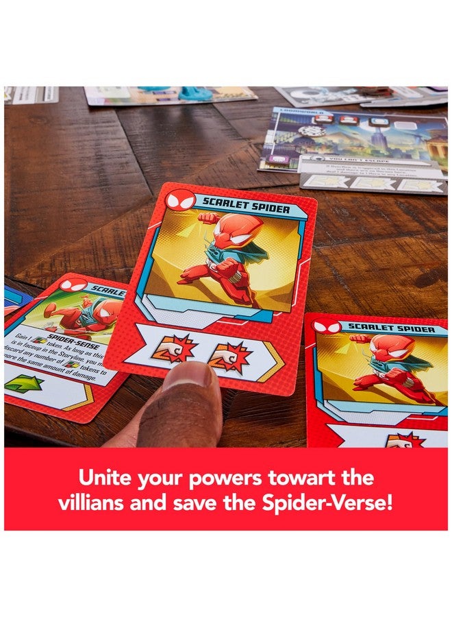 سبين ماستر جيمز لعبة استراتيجية Marvel United Spider-Geddon، لعبة استراتيجية Marvel Figurines Collectible، هدايا عيد الميلاد للمراهقين، للأعمار من 14 عامًا فما فوق - Image 5