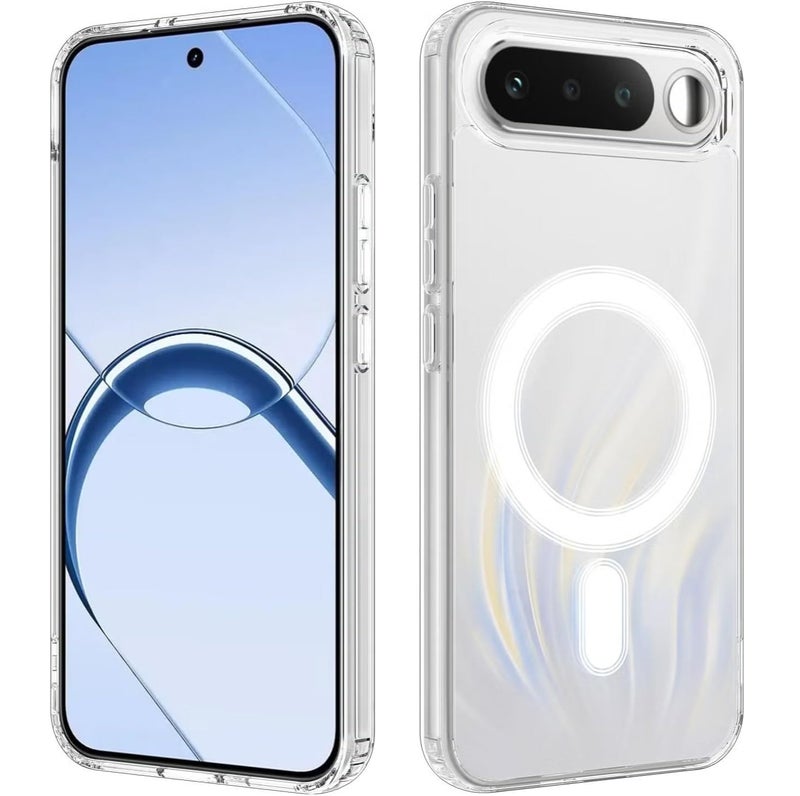 For Oppo Realme 16 5G [Compatible with Magsafe] [Strong Magnet] Magnetic Slim Thin Bumper Phone Cover, Lightweight, and Durable Clear for Enhanced Protection and Style - Image 1