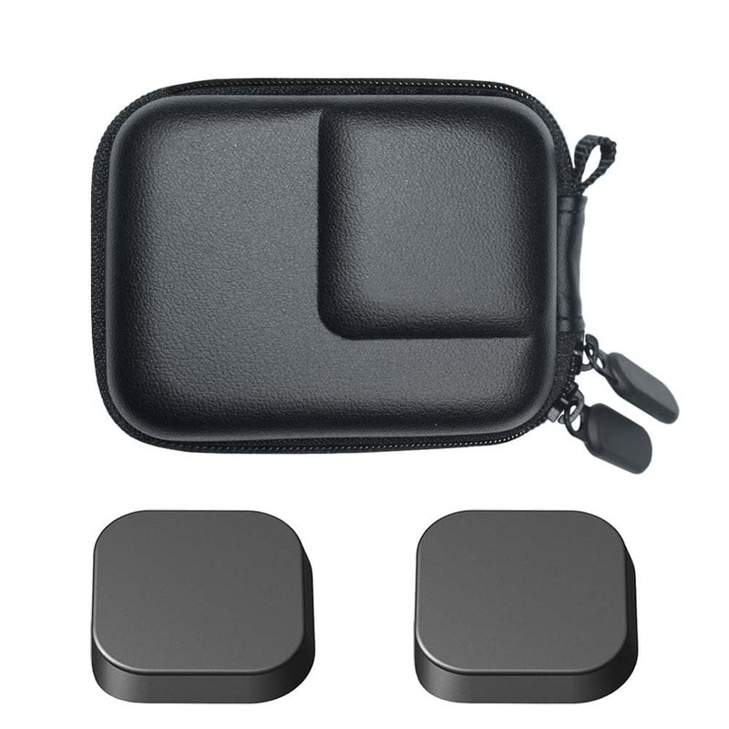 ULBTER Mini Storage Bag Case for GoPro Hero 12 11 10 9 8 Black + Hero12 Hero11 Hero10 Hero9 Hero8 Rubber Lens Cap Cover, ULBTER Carrying Boxes Accessory for Go pro [2+1 Pack] - Image 1