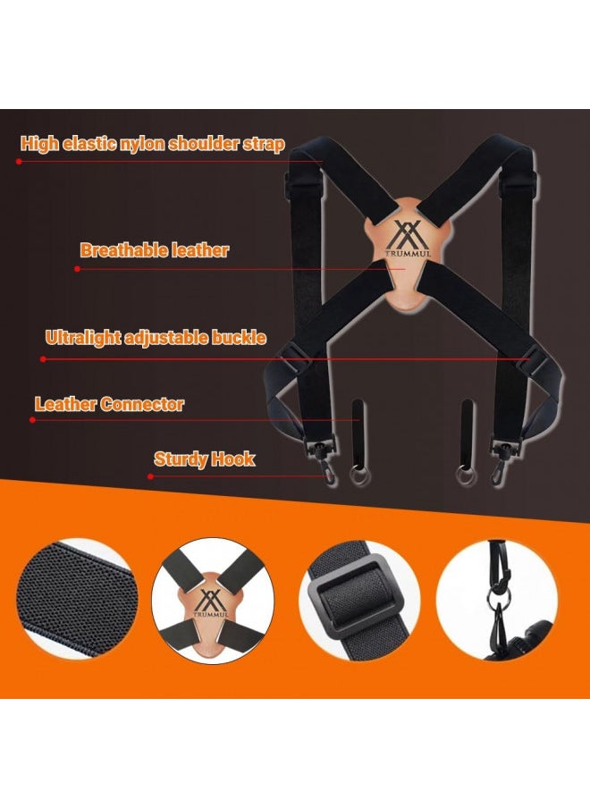 Trummul Trummul Binocular Harness Strap Best Chest Harness Strap for Hunters Photographers and Golfers Upgraded Version(Black)  - Image 4