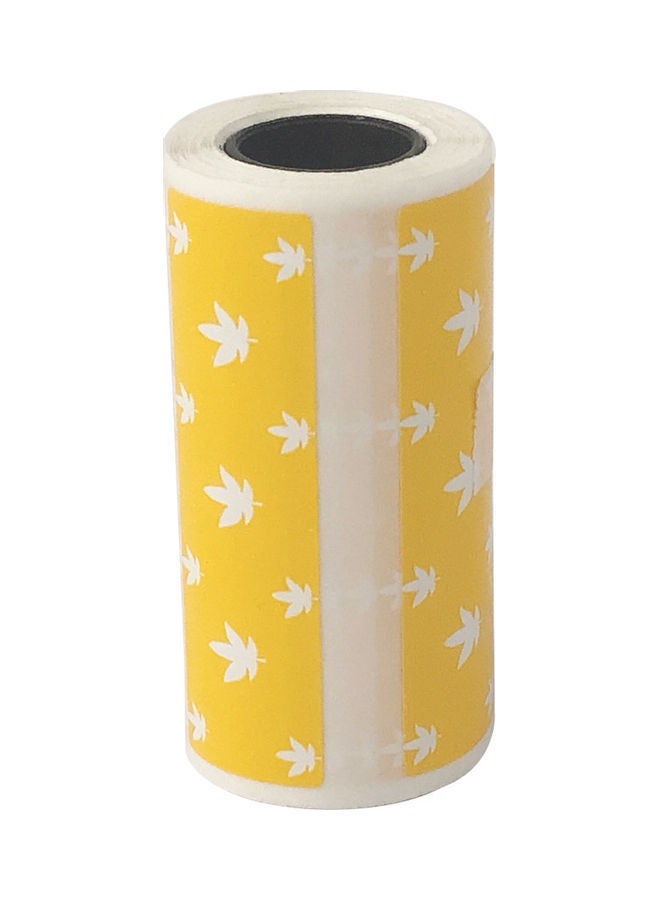 NIBEMINENT Pack Of 3 A6 PeriPage Thermal Printer Direct Label Rolls Yellow/Pink/Blue  - Image 2