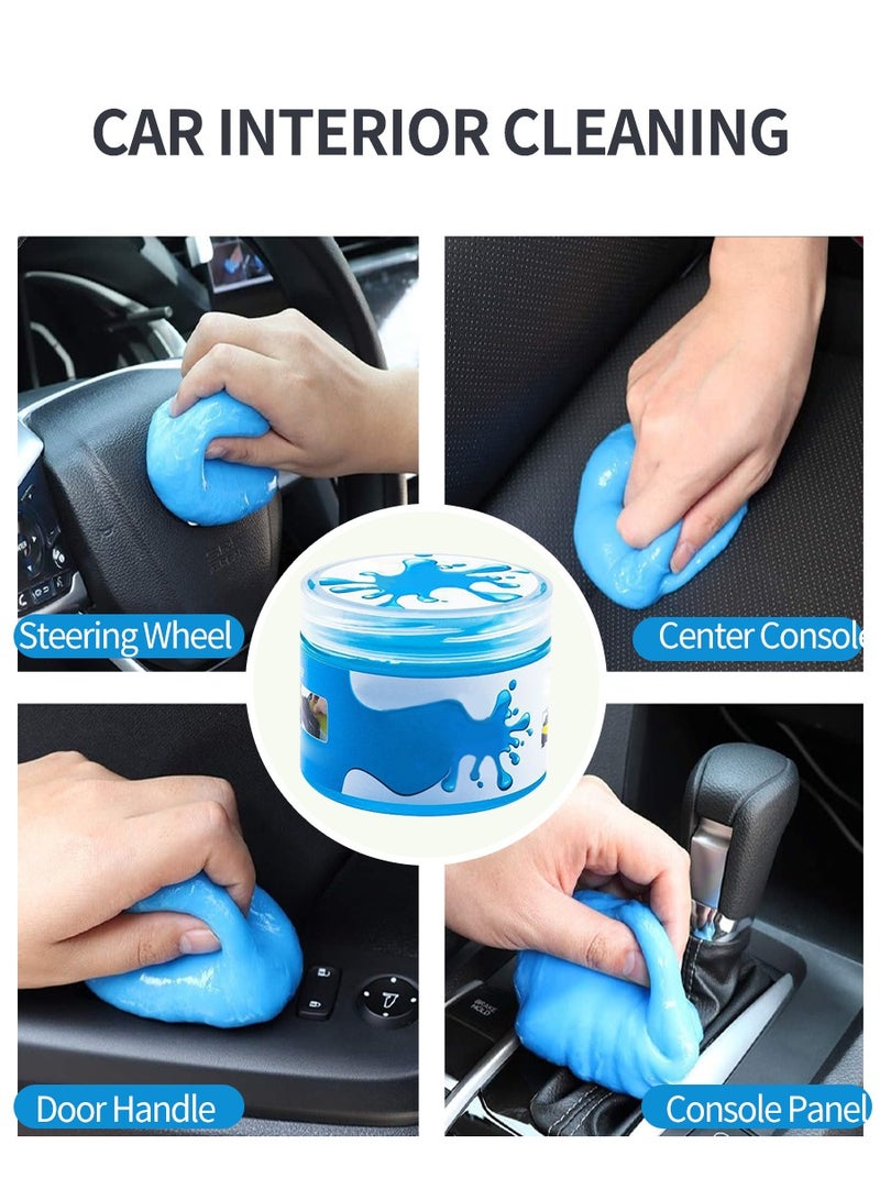 Beirui 2pcs Cleaning Gel , Car Vent Cleaning Gel , Keyboard General Purpose Cleaning Gel for Car Interiors , Cleaner for Dash Vents, Keyboards, PC, Laptop and Camera Cleaning Gel, Total 400G  - Image 3