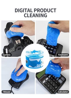 Beirui 2pcs Cleaning Gel , Car Vent Cleaning Gel , Keyboard General Purpose Cleaning Gel for Car Interiors , Cleaner for Dash Vents, Keyboards, PC, Laptop and Camera Cleaning Gel, Total 400G  - Image 4