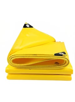 SR TRENDS 12FT X 10FT Yellow Heavy Duty Tarpaulin Tirpal Tadpatri Tharpai Thadika Extra Strong Eyelets UV Resistant 100 Waterproof Virgin 6 Layer MLCL 3D Rib Technology1 No by SR Traders  - Image 2