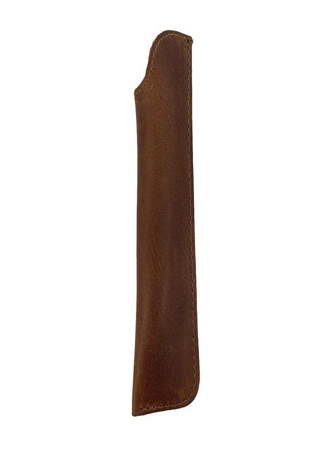 Hide & Drink, Pen Case Handmade from Full Grain Leather (Bourbon Brown) - Image 2