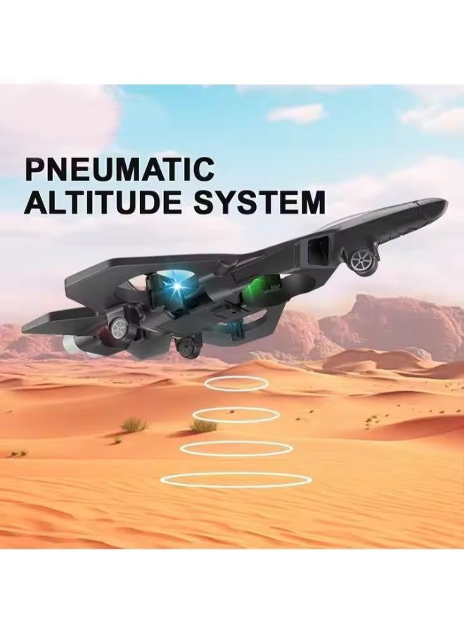 Professional RC Fighter Drone Plane | 2.4GHZ Remote Control Airplane, Drones for Kids, 360°Flip Fighter for Beginners with LED Navigation Lights  - Image 5