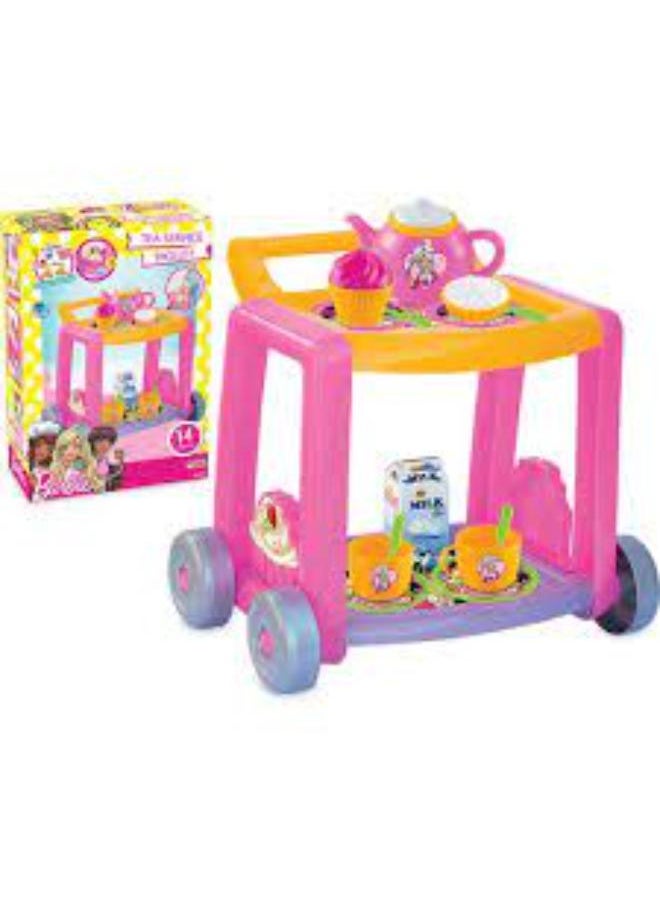 dede - TEA SERVICE TROLLEY 14 PCS Barbie - Image 1