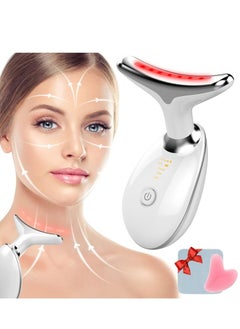 ELTRAZONE Premium 7-in-1 Red Light Therapy Face & Neck Massager – LED Skin Rejuvenation & Wrinkle Removal Tool, Anti-Aging Facial Massager for Youthful, Radiant Skin, Smooth & Glowing Skin Treatment for All Skin Types  - Image 1