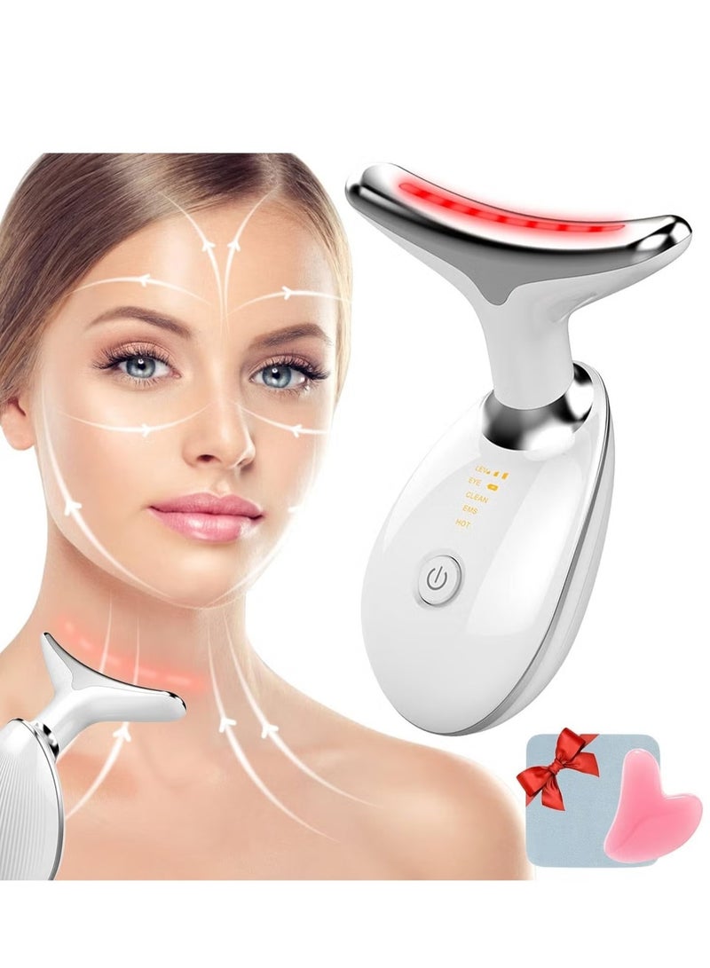 ELTRAZONE Premium 7-in-1 Red Light Therapy Face & Neck Massager – LED Skin Rejuvenation & Wrinkle Removal Tool, Anti-Aging Facial Massager for Youthful, Radiant Skin, Smooth & Glowing Skin Treatment for All Skin Types - Image 1