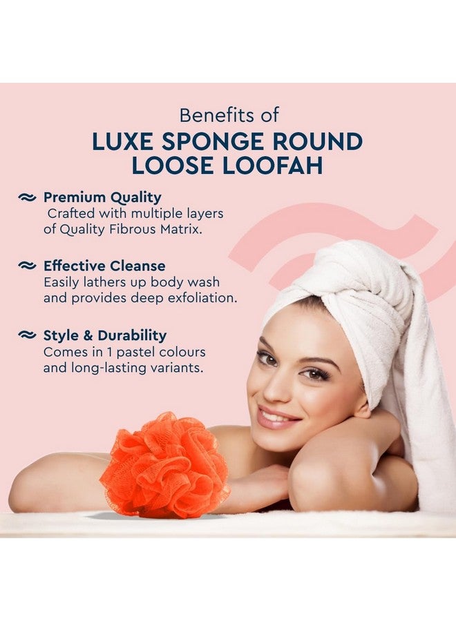 MR.THINDZ Sponge Loofah Indulge In Ultimate Shower Bliss! Soft, Fluffy, & Enriched With Multiple Layers Of Fibrous Matrix For A Truly Invigorating Bath Experience (Pack of 4) - Image 3