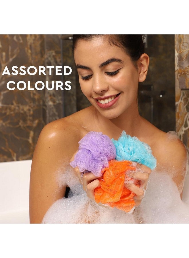 MR.THINDZ Sponge Loofah Indulge In Ultimate Shower Bliss! Soft, Fluffy, & Enriched With Multiple Layers Of Fibrous Matrix For A Truly Invigorating Bath Experience (Pack of 4) - Image 4