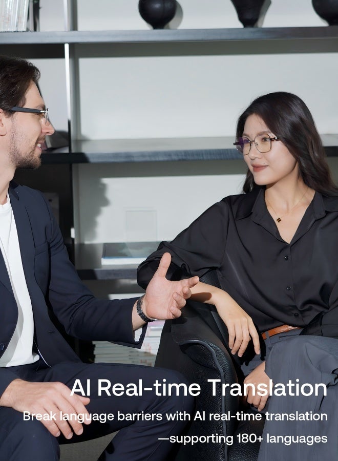 LAWAKEN AI Chat-CITY Smart Audio Glasses – AI Chat Assistant, AI Real-time Translation,AI Note-Taking, Open-Ear Design, Bluetooth 5.3  - Image 5