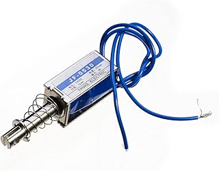 Fielect Fielect DC 24V 5N Push Pull Type Open Frame Solenoid Electromagnet Linear Motion,0.3A 7.2W JF-0530 1Pcs  - Image 1