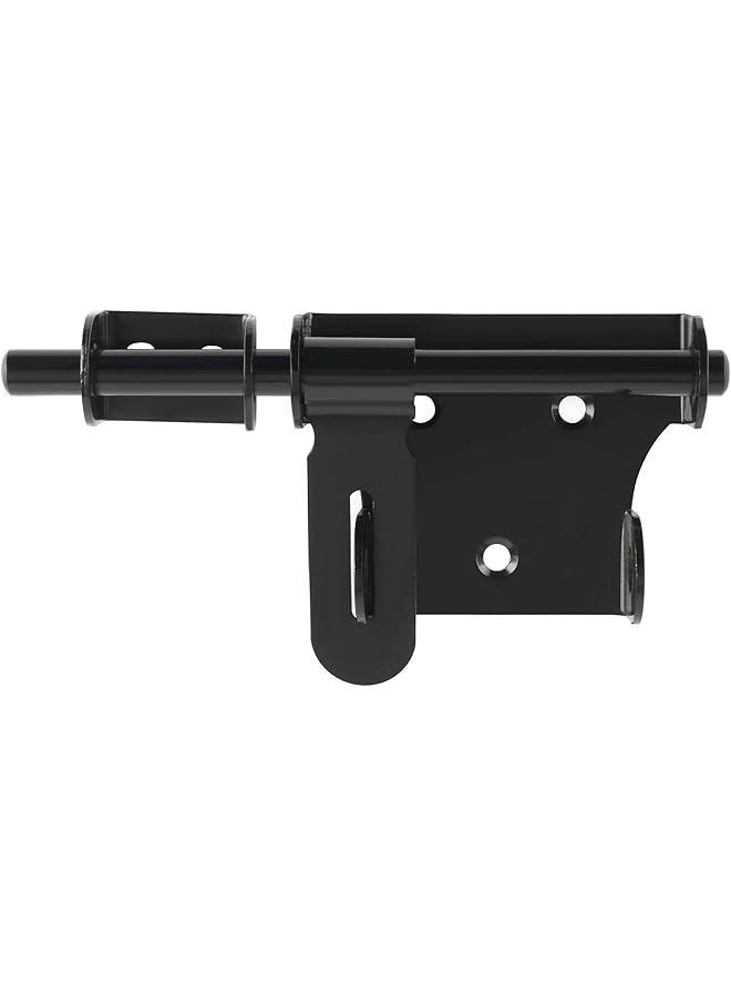 promass 6 Inch Heavy Duty Slide Gate Latch Bolt Safety Door Lock with Padlock Hole, Strong Door Barrel Bolt, Durable Slide Bolt for Increasing Security on Garden Gates Shed Doors - Image 1