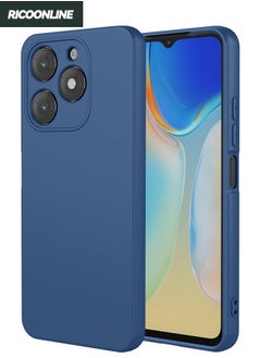 RICOONLINE ITEL A70 4G Case, Silicone Protective Phone Case for ITEL A70 4G, Slim Thin Full Body Protect Soft Shockproof Back Cover for ITEL A70 4G, Blue  - Image 1