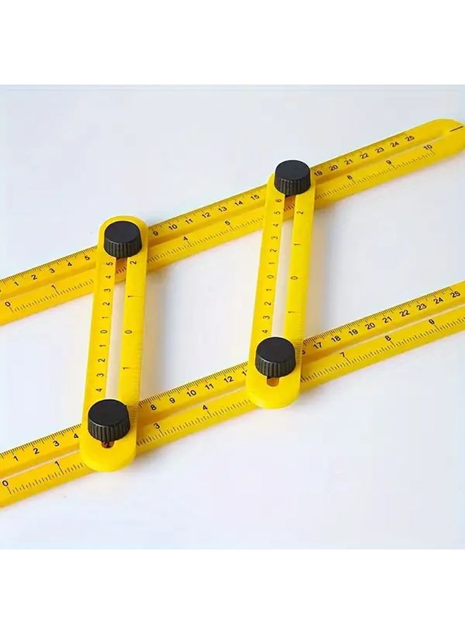 Heavy Duty Multi Fold Ruler Four Sided Measuring Tool Black Accuracy Markings - Image 5