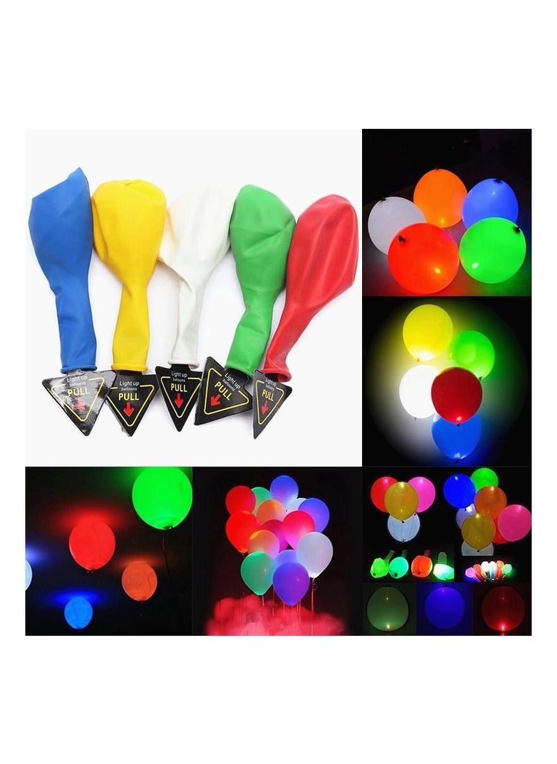 Highland - 25-Piece Glow in The Dark LED Balloon for Birthday Party Decoration - Image 1