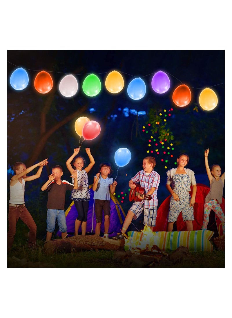 Highland - 25-Piece Glow in The Dark LED Balloon for Birthday Party Decoration - Image 1