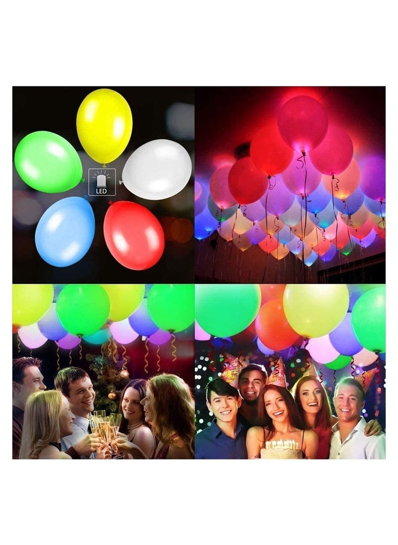 Highland - 25-Piece Glow in The Dark LED Balloon for Birthday Party Decoration - Image 1