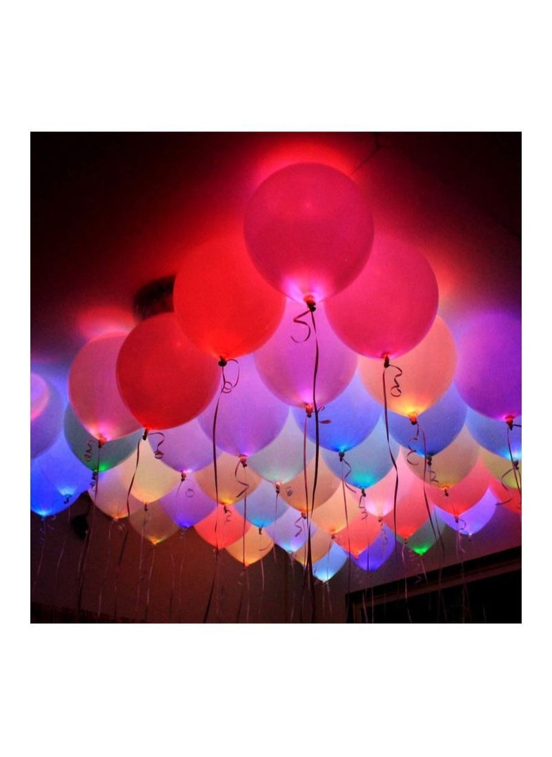 Highland - 25-Piece Glow in The Dark LED Balloon for Birthday Party Decoration - Image 1