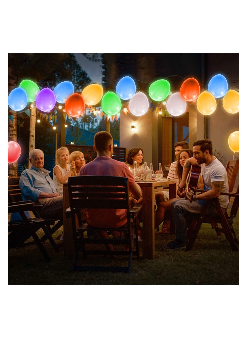 Highland - 25-Piece Glow in The Dark LED Balloon for Birthday Party Decoration - Image 1