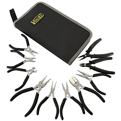 vouiu 10-Piece Jewelry Pliers Set Jewelry Making Tools - Image 1