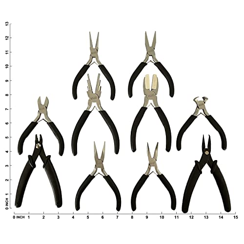 vouiu 10-Piece Jewelry Pliers Set Jewelry Making Tools - Image 2