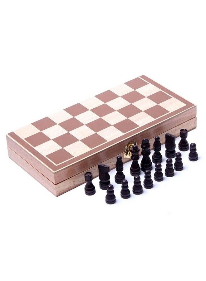 BlueSnail 15" Classic Vintage Standard Folding Wooden Chess Set, Foldable Games Board Crafted Carved - Image 3