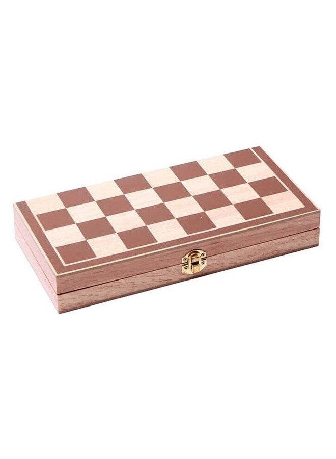 BlueSnail 15" Classic Vintage Standard Folding Wooden Chess Set, Foldable Games Board Crafted Carved - Image 5