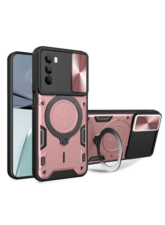 إيروريكس جراب لهاتف Motorola Moto G62 CD Texture Camshield حامل مغناطيسي للهاتف - Image 1