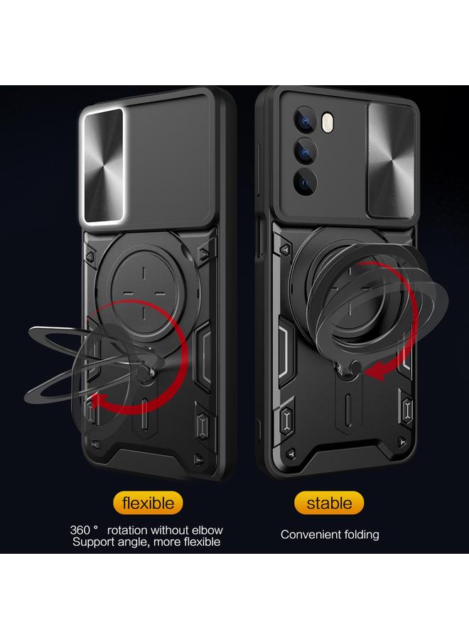 إيروريكس جراب لهاتف Motorola Moto G62 CD Texture Camshield حامل مغناطيسي للهاتف - Image 5