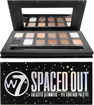 W7 Spaced Out Galactic Glimmers Eye Contour Palette 96 g 12Piece - Image 1