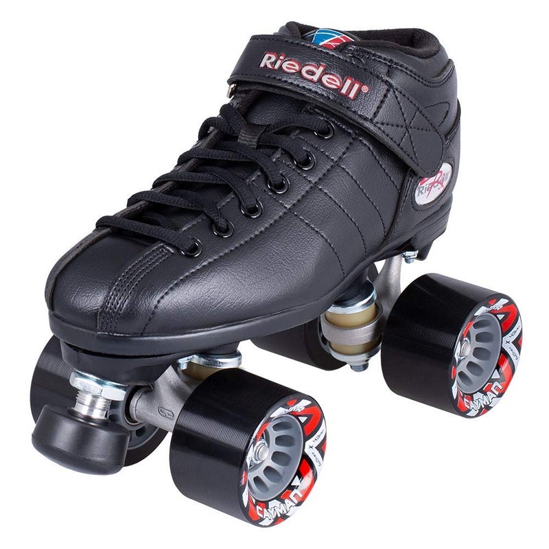 Riedell Skates - R3 - Quad Roller Skate for Indoor/Outdoor | Black | Size 10 - Image 1