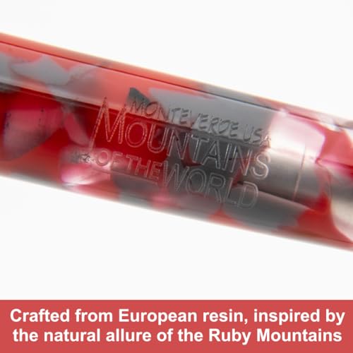 Monteverde Ruby Mountain Fountain Pen - B - Image 2