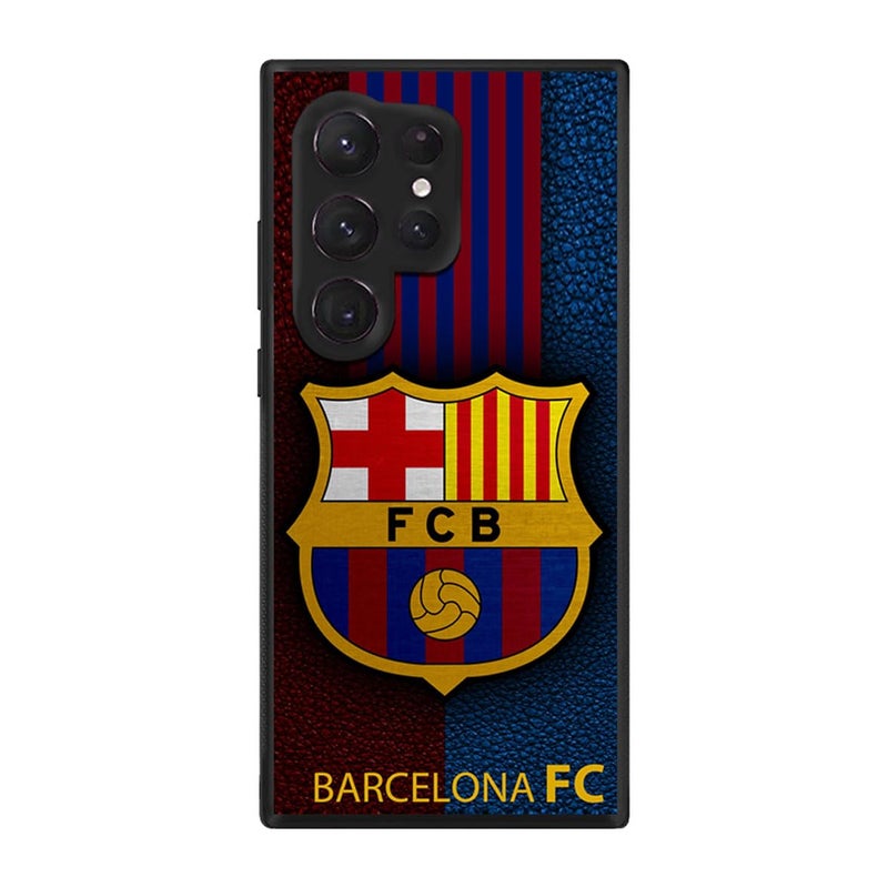 Silk Route Barcelona Design Spain FootballSoccer Club Mobile Back Cover for Samsung S24 Ultra Multicolor