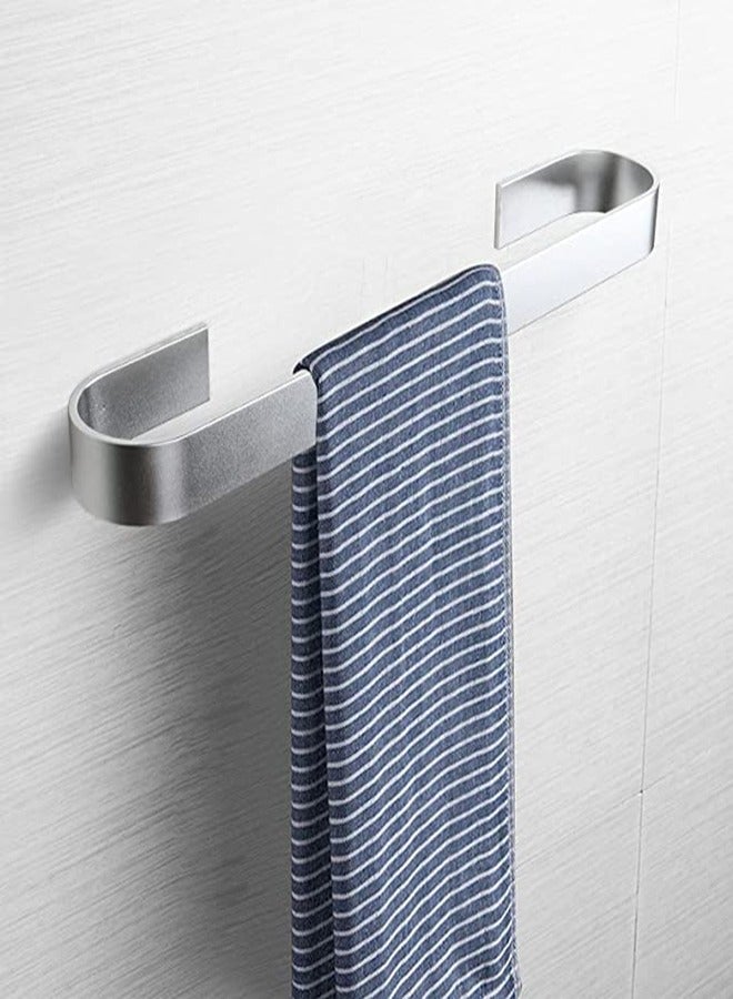 SYOSI Towel Rail, Stainless Steel Bath Towel Bar, No Drilling Self Adhesive Towel Holder, Bathroom Towel Rack Towel Ring SUS-304 Hand Towel Ring for Kitchen Living Bedroom (15.7"/ 40 cm) - Image 1