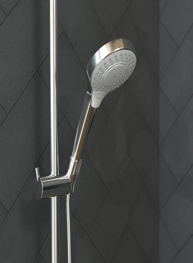 hansgrohe Croma Select S Low Flow 4-inch Handheld Shower Head Modern 3 SoftRain, IntenseRain, Pulsating Massage 04724400 - Image 2