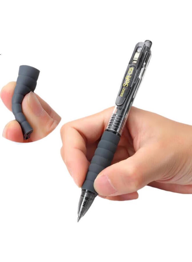 Baoke (Baoke) Pc1932 Soft Grip Click Neutral Pen Black 0.7Mm Bullet Tip Large Capacity Water Pen Office Signature Pen 12Pcs/Box - Image 3