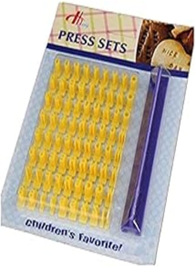 OR 73 pcs Alphabet, Number, Letter Symbols Biscuit Fondant Cake/Cookie Stamp Impress Embosser cutter - mold Tool Set 