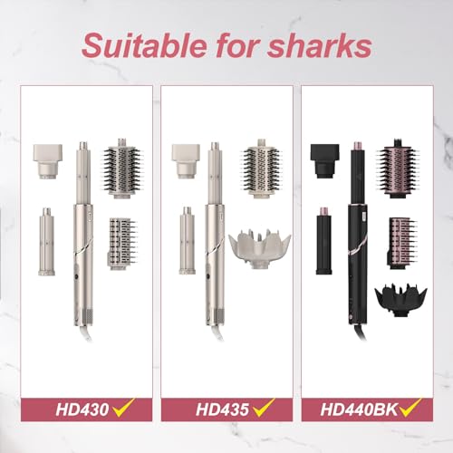 CATOOMUU for Shark Flexstyle Wall Mount Stand Holder, Shark Flex Style Hair Blow Dryer Storage Rack, Accessory Attachments Organizer, with Cord Hanger Hook - Image 2