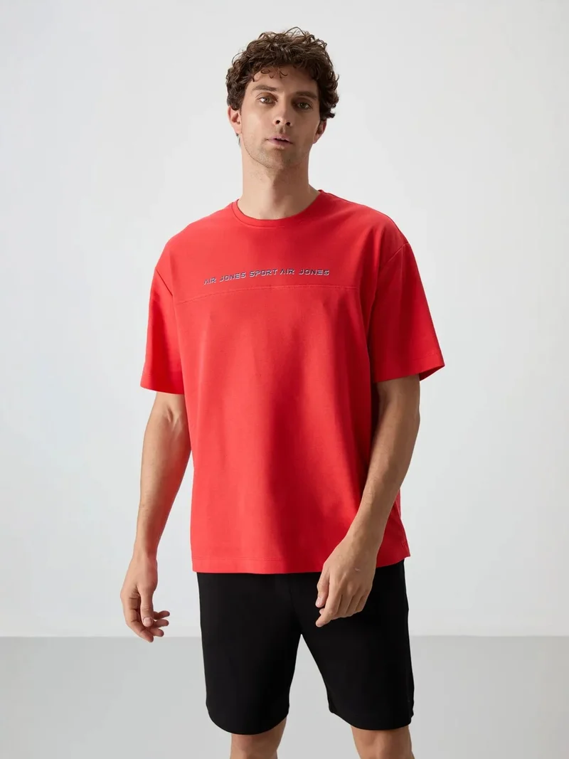 TOMMYLIFE TOMMY Oversized Crew Neck Printed T-Shirt
