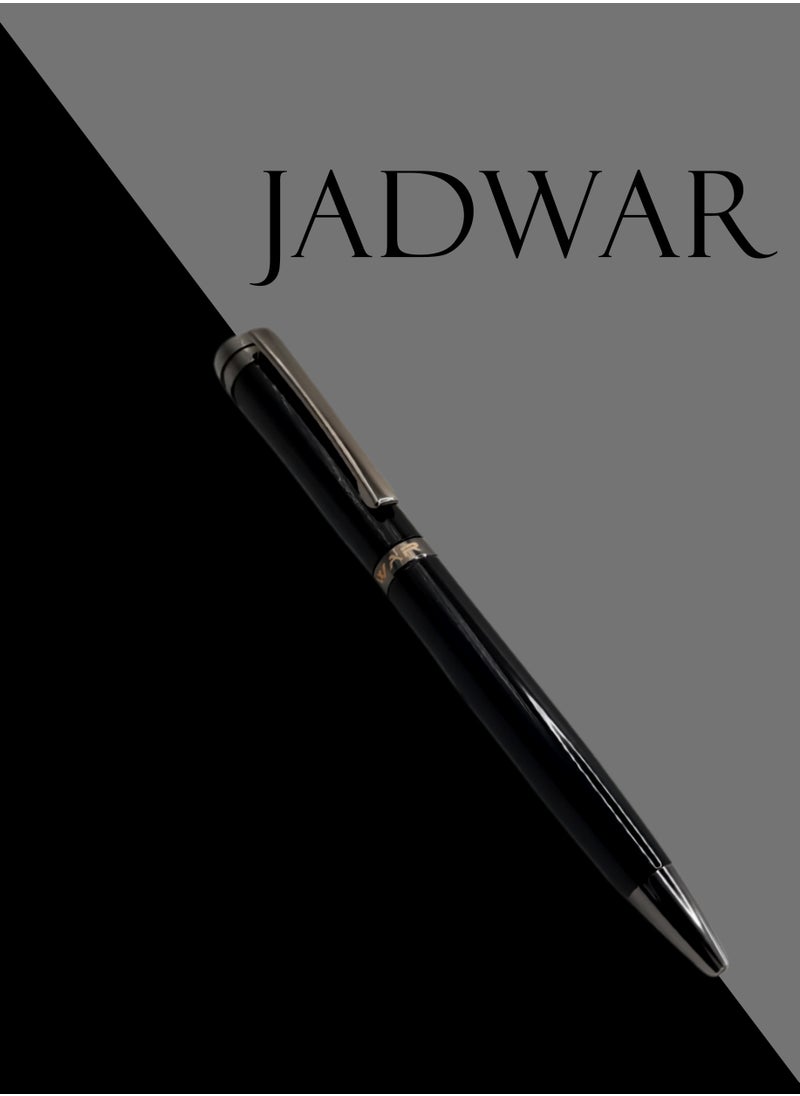 JADWAR - A high-end elegance steel pen with high performance and beautiful design, with fine details that add a unique touch of beauty. - Image 1