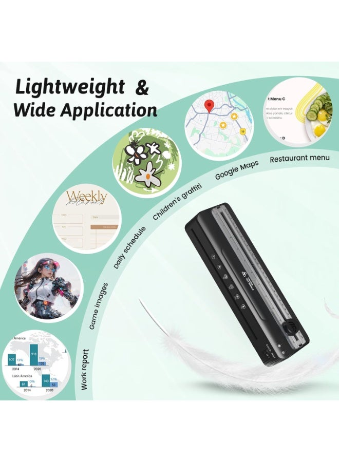 Bluejw آلة laminator بحجم 13 بوصة - laminator بحجم 11x17 مع 50 ورقة، بارد وساخن، مع قاطع ورق مدمج ومقوس الزوايا، آلة laminating بحجم A3 للفصول الدراسية والمنزل والمدرسة - Image 5