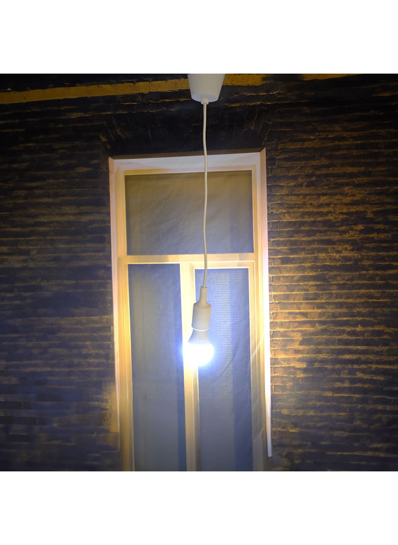 Marketekno Ack Decorative LED Pendant Lamp White E27 Socket Bulb  - Image 4