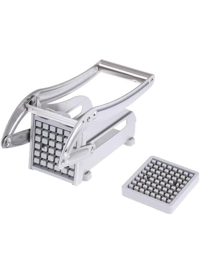 MHR Stainless Steel Potato Chipper, Heavy Duty French Fry Cutter with Sharp Blades for Easy Potato & Vegetable Slicing at Home - Image 2
