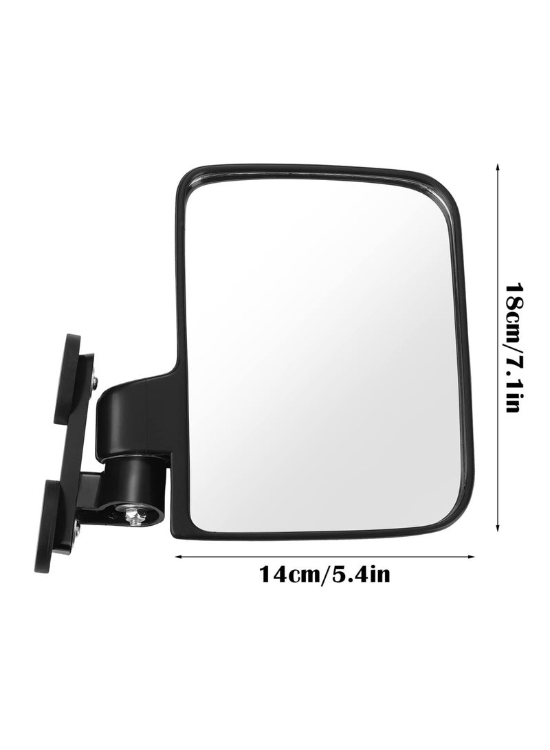 Magnetic Tractor Mirrors, Lawn Mover Side Mirrors With Strong Magnets, Compatible with Golf Cart Compact Tractors, Easy to Install and More Fixed, for Mahindra, Kubota, John Deere - Image 5