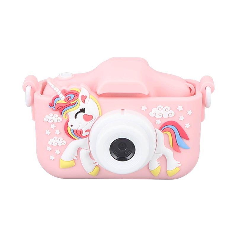 Kids Camera Dual Camera 2.0in IPS Screen 1080P Video Camera Toy with 32G Memory Card Pink - Image 5