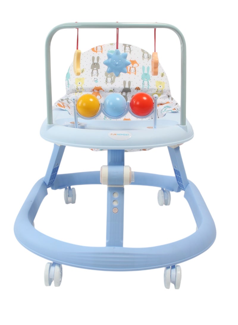 لحظة مرح مشاية للاطفال مع ارتفاع قابل للتعديل وقابلة للطي، لعمر 6-12 شهر - Image 2