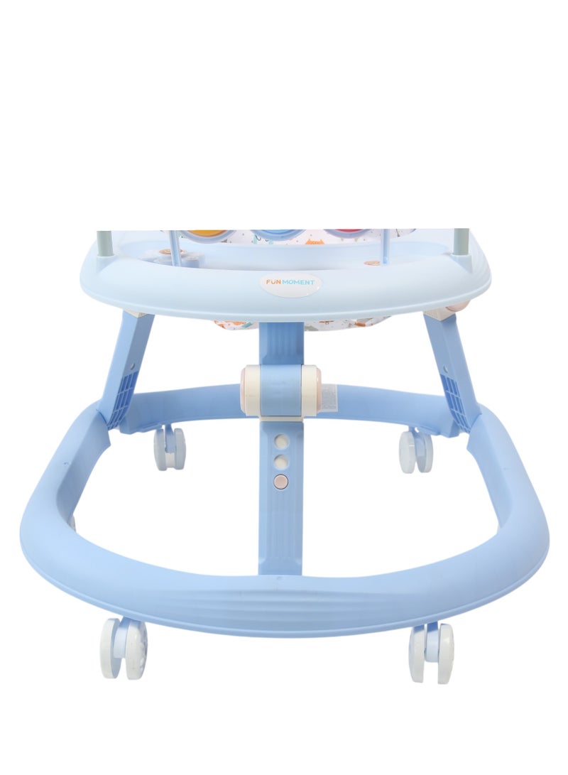 لحظة مرح مشاية للاطفال مع ارتفاع قابل للتعديل وقابلة للطي، لعمر 6-12 شهر - Image 3